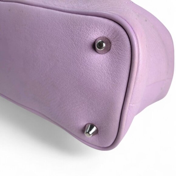 COACH Vintage Hamptons Satchel in lavender with wallet/wristlet set 5055 - Picture 3 of 9